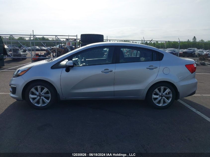 2016 Kia Rio Ex/Sx VIN: KNADN4A30G6629197 Lot: 12030826