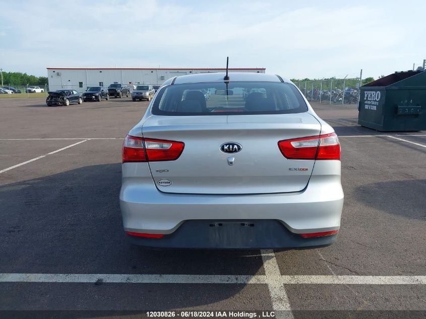 2016 Kia Rio Ex/Sx VIN: KNADN4A30G6629197 Lot: 12030826