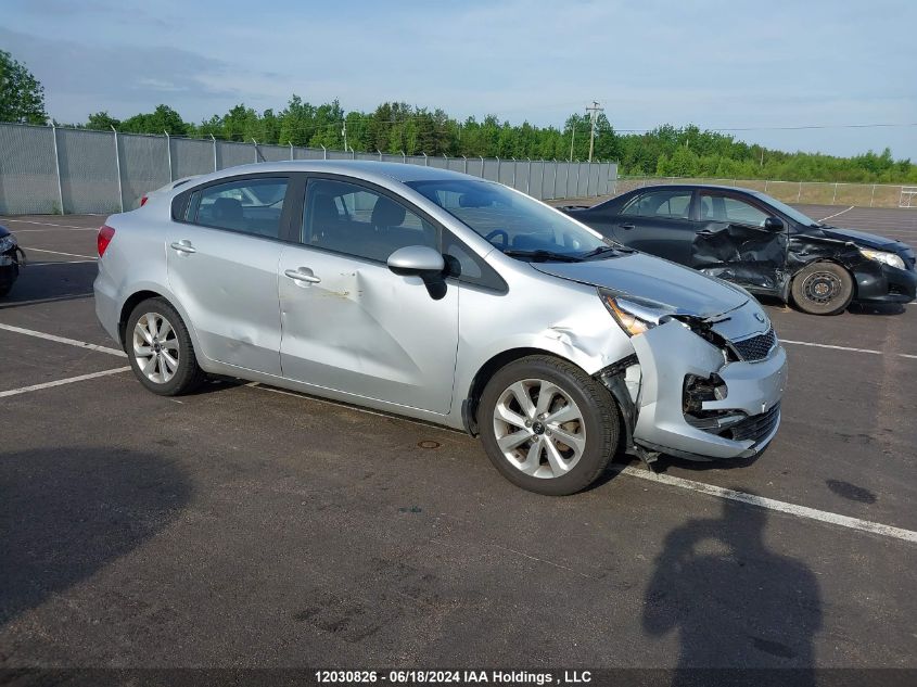 2016 Kia Rio Ex/Sx VIN: KNADN4A30G6629197 Lot: 12030826