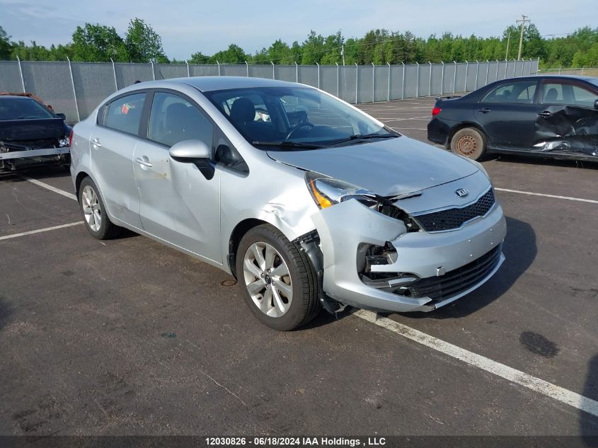 2016 Kia Rio Ex/Sx VIN: KNADN4A30G6629197 Lot: 12030826