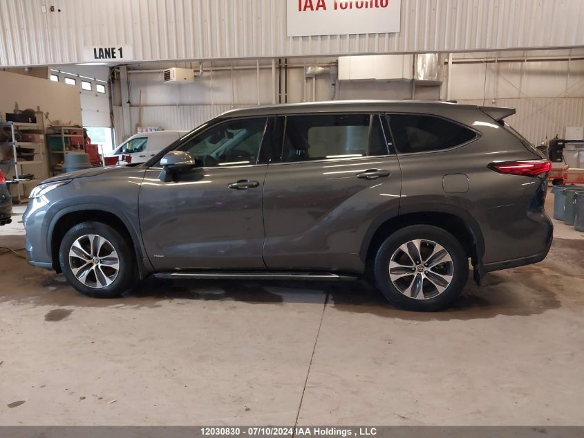 2023 Toyota Highlander Hybrid Limited/Hybrid Platinum VIN: 5TDEBRCH1PS113677 Lot: 12030830