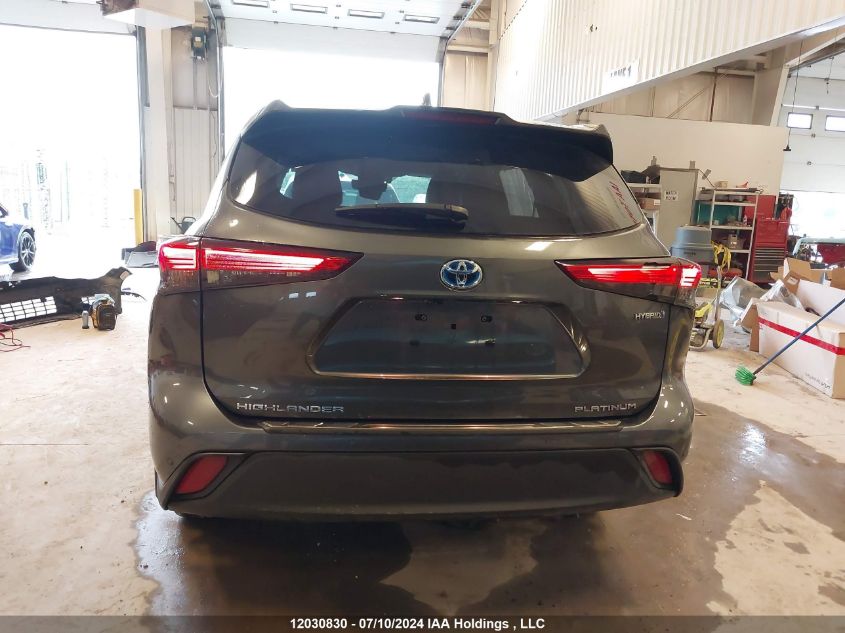 2023 Toyota Highlander Hybrid Limited/Hybrid Platinum VIN: 5TDEBRCH1PS113677 Lot: 12030830