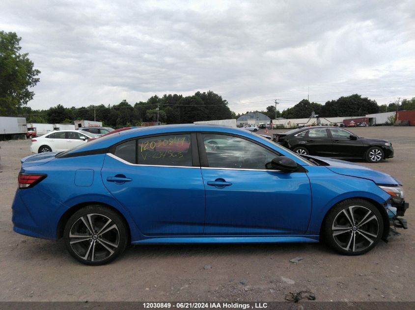 2020 Nissan Sentra VIN: 3N1AB8DVXLY204563 Lot: 12030849