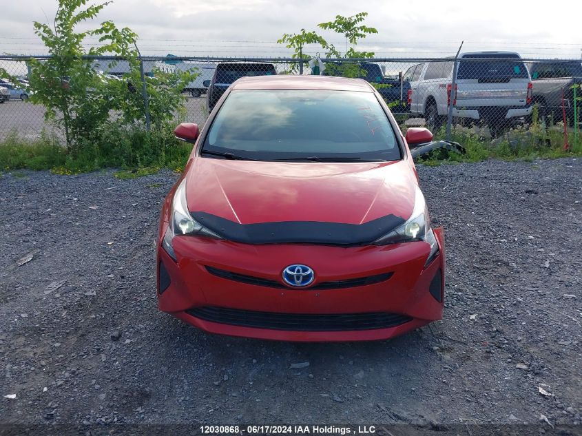 2016 Toyota Prius VIN: JTDKBRFU4G3501015 Lot: 12030868