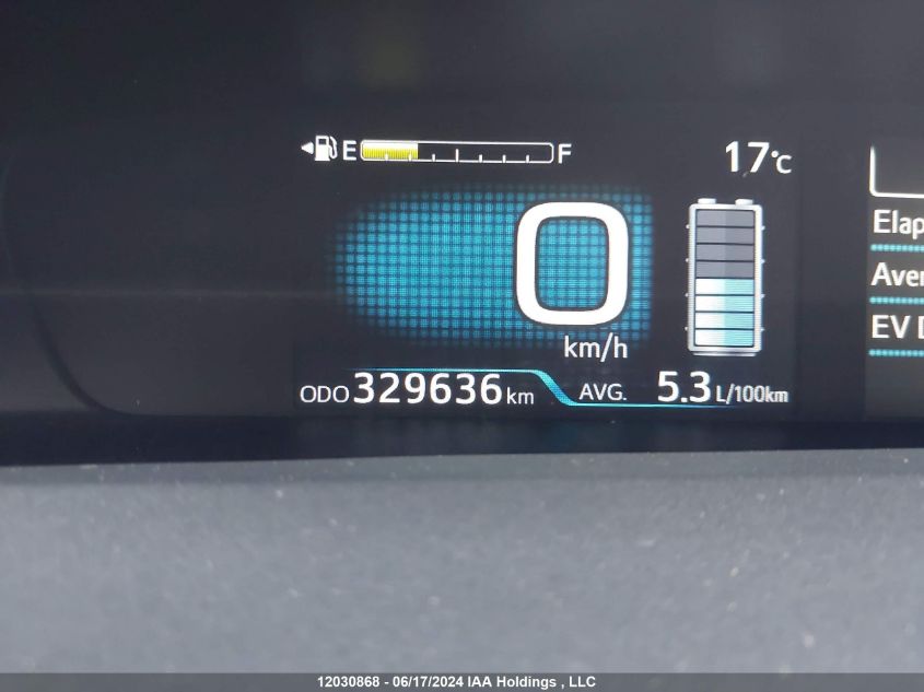 2016 Toyota Prius VIN: JTDKBRFU4G3501015 Lot: 12030868