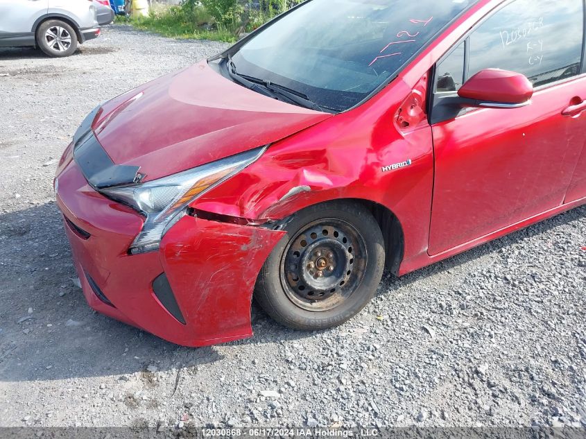 2016 Toyota Prius VIN: JTDKBRFU4G3501015 Lot: 12030868