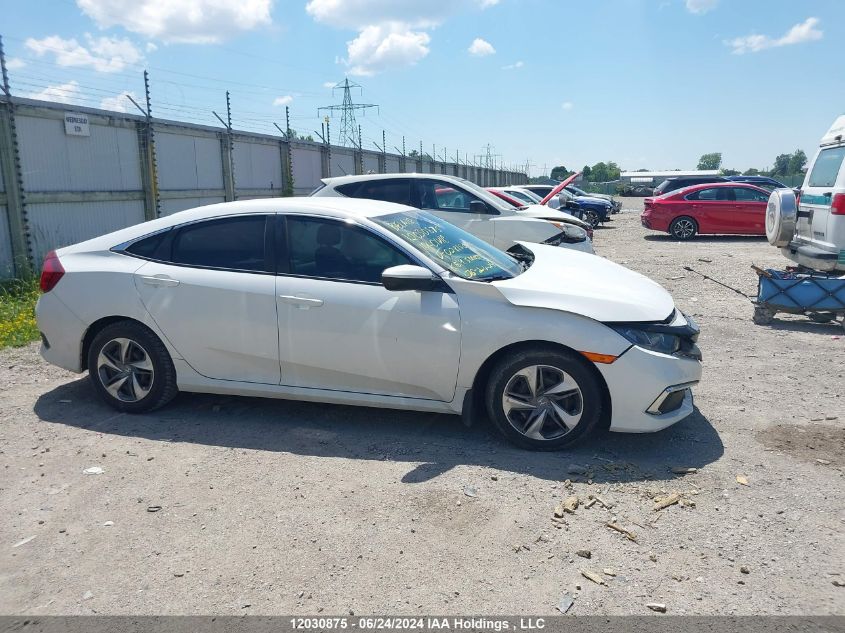 2019 Honda Civic VIN: 2HGFC2F53KH028150 Lot: 12030875
