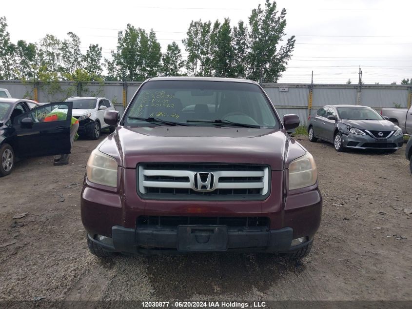 2008 Honda Pilot VIN: 5FNYF18678B501562 Lot: 12030877