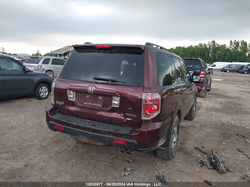 2008 Honda Pilot VIN: 5FNYF18678B501562 Lot: 12030877