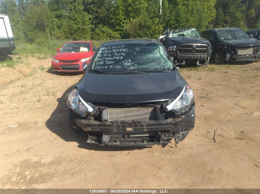 2016 Kia Forte VIN: KNAFX4A68G5480783 Lot: 12030881
