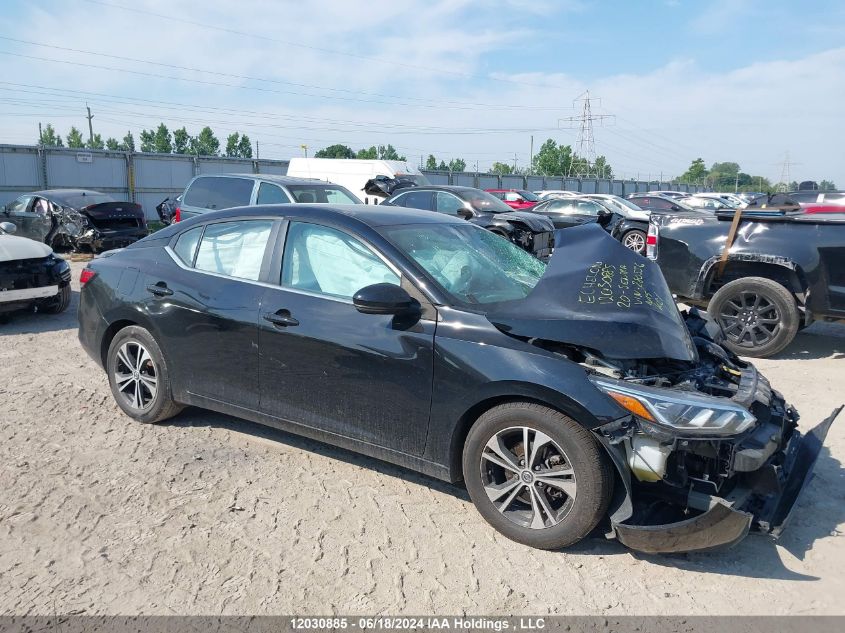 2020 Nissan Sentra VIN: 3N1AB8CV6LY280556 Lot: 12030885