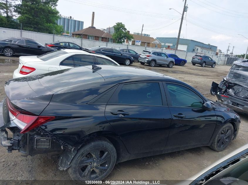 2021 Hyundai Elantra Preferred Ivt With Sun And Tech Package VIN: KMHLM4AGXMU076534 Lot: 12030889