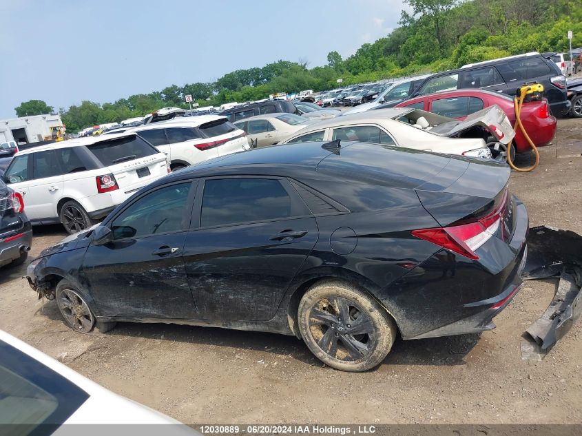 2021 Hyundai Elantra Preferred Ivt With Sun And Tech Package VIN: KMHLM4AGXMU076534 Lot: 12030889