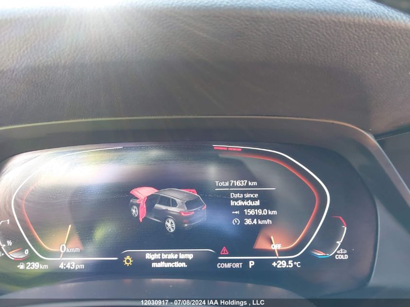 2019 BMW X5 xDrive40I VIN: 5UXCR6C56KLK85946 Lot: 12030917