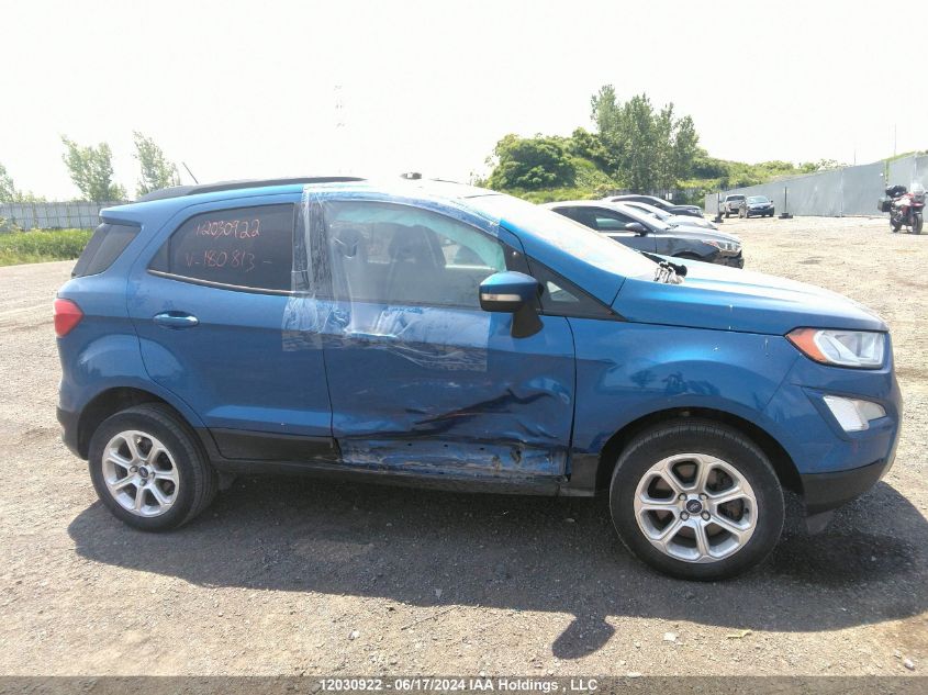 2018 Ford Ecosport Se VIN: MAJ6P1UL9JC180813 Lot: 12030922