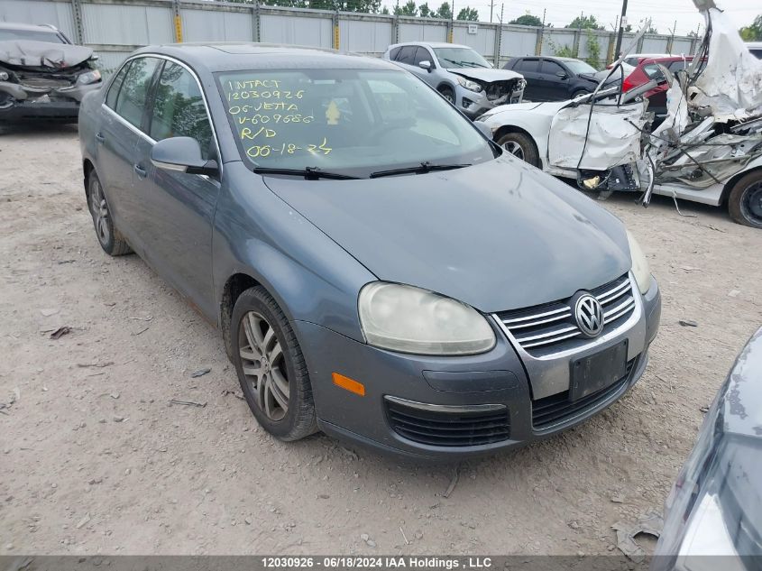 2006 Volkswagen Jetta VIN: 3VWST31K76M609686 Lot: 12030926