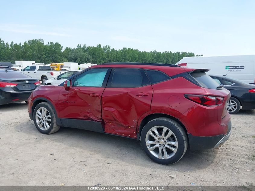 2020 Chevrolet Blazer 3Lt VIN: 3GNKBJRSTLS643494 Lot: 12030929