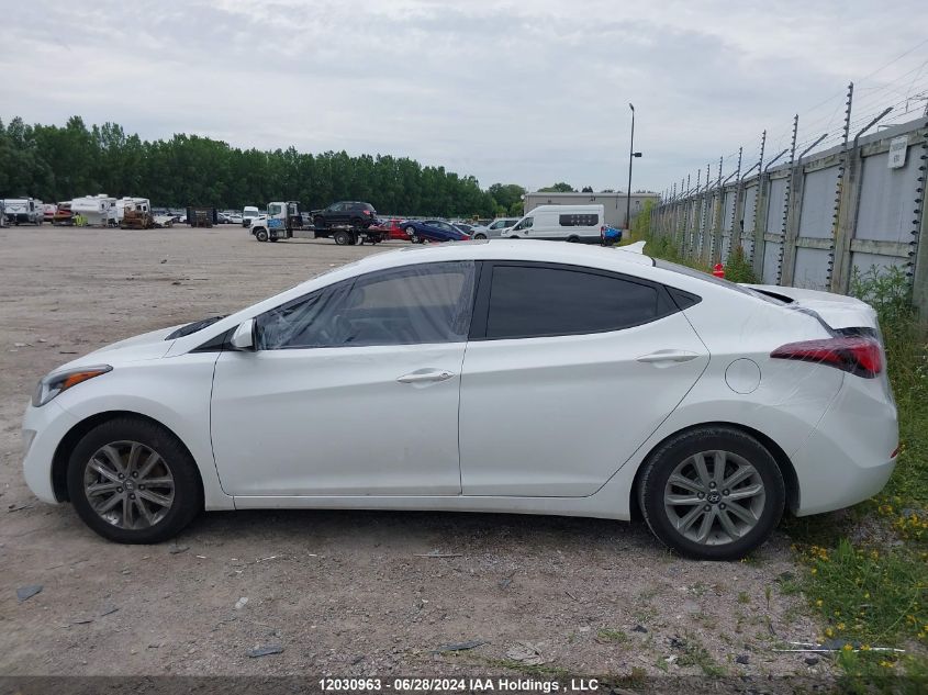 2014 Hyundai Elantra Se/Sport/Limited VIN: 5NPDH4AE8EH484070 Lot: 12030963