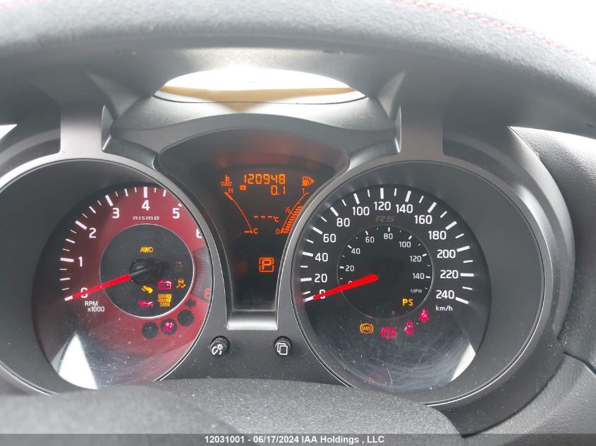 2016 Nissan Juke Nismo Rs VIN: JN8DF5MV0GT350261 Lot: 12031001