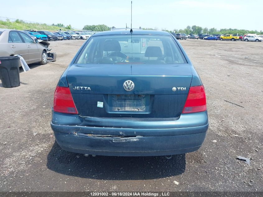 2002 Volkswagen Jetta VIN: 3VWSP29M22M125147 Lot: 12031002