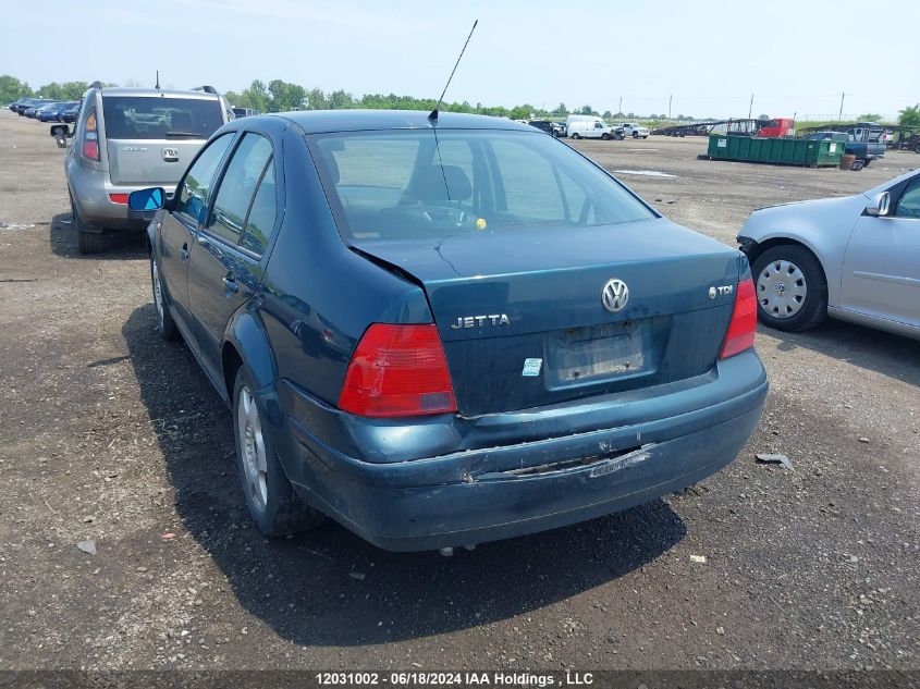 2002 Volkswagen Jetta VIN: 3VWSP29M22M125147 Lot: 12031002