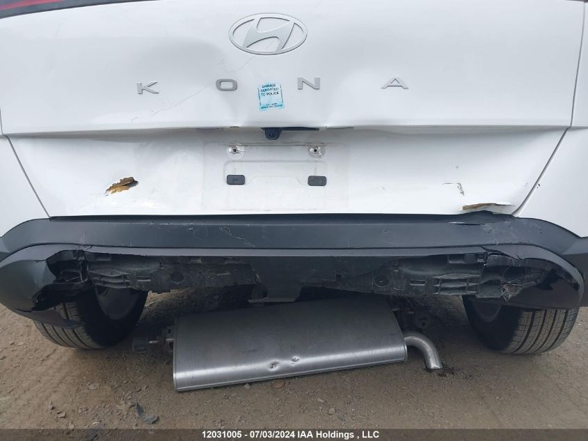 2024 Hyundai Kona 2.0L Essential VIN: KM8HA3AB1RU072540 Lot: 12031005
