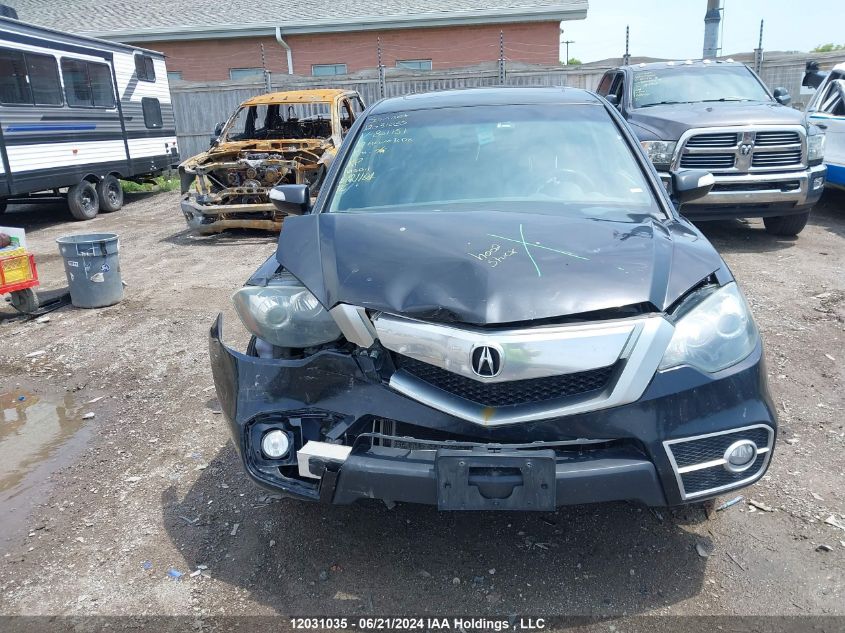 2010 Acura Rdx VIN: 5J8TB1H50AA801151 Lot: 12031035