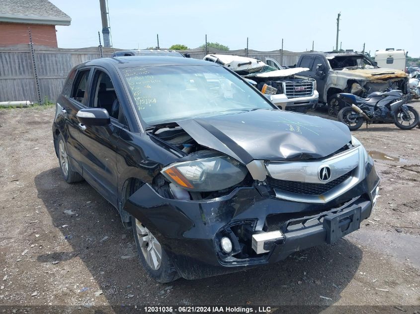 2010 Acura Rdx VIN: 5J8TB1H50AA801151 Lot: 12031035