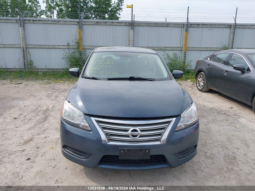 2015 Nissan Sentra VIN: 3N1AB7AP9FL638717 Lot: 12031039