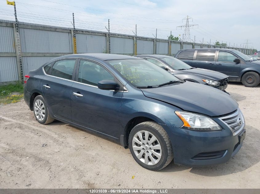 2015 Nissan Sentra VIN: 3N1AB7AP9FL638717 Lot: 12031039