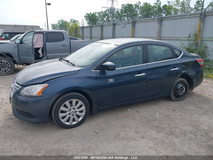 2015 Nissan Sentra VIN: 3N1AB7AP9FL638717 Lot: 12031039