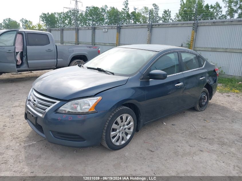 2015 Nissan Sentra VIN: 3N1AB7AP9FL638717 Lot: 12031039