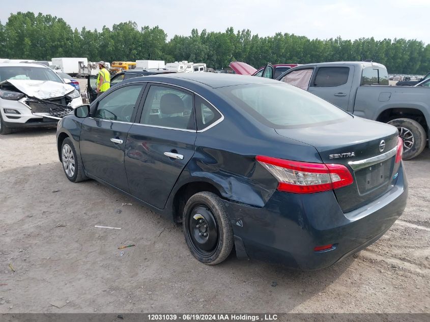 2015 Nissan Sentra VIN: 3N1AB7AP9FL638717 Lot: 12031039