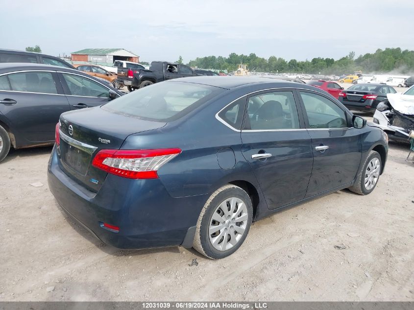 2015 Nissan Sentra VIN: 3N1AB7AP9FL638717 Lot: 12031039