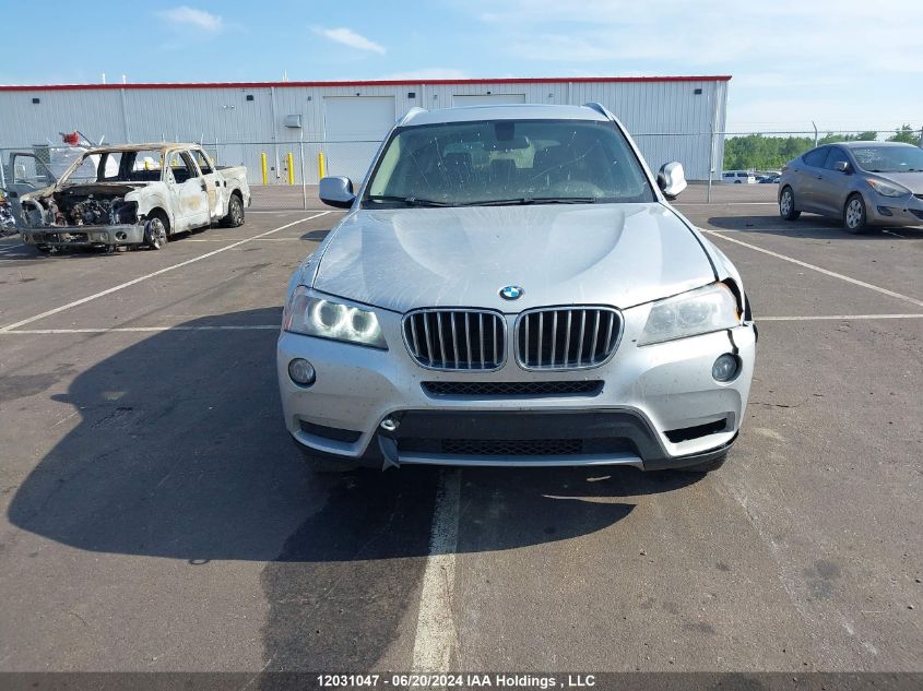2014 BMW X3 VIN: 5UXWX9C51E0D16257 Lot: 12031047