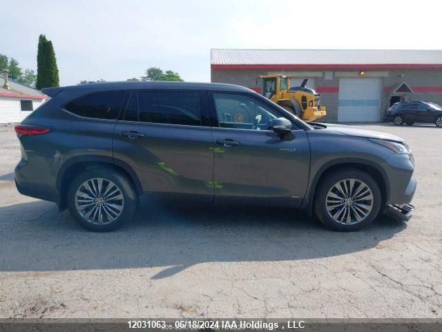2021 Toyota Highlander Hybrid Platinum VIN: 5TDEBRCH1MS042850 Lot: 12031063