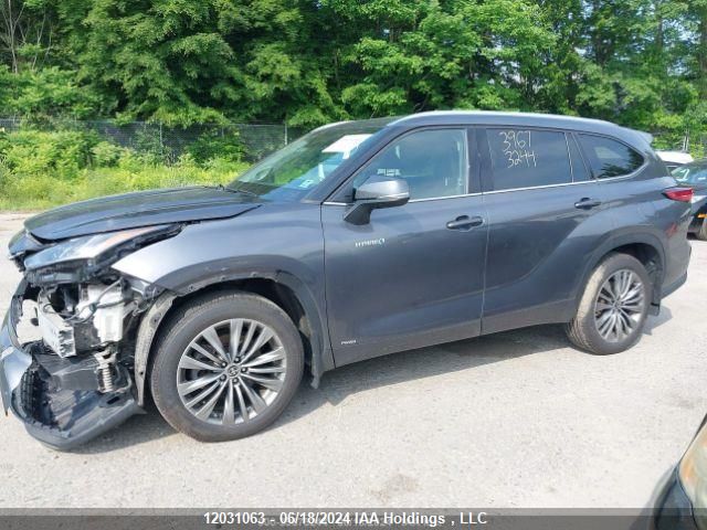 2021 Toyota Highlander Hybrid Platinum VIN: 5TDEBRCH1MS042850 Lot: 12031063