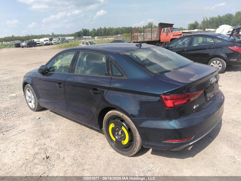 2018 Audi A3 Sedan VIN: WAUB8GFF5J1080572 Lot: 12031077
