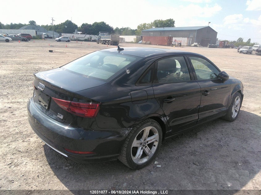 2018 Audi A3 Sedan VIN: WAUB8GFF5J1080572 Lot: 12031077