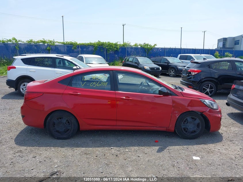 2012 Hyundai Accent VIN: KMHCT4AE1CU056284 Lot: 12031080