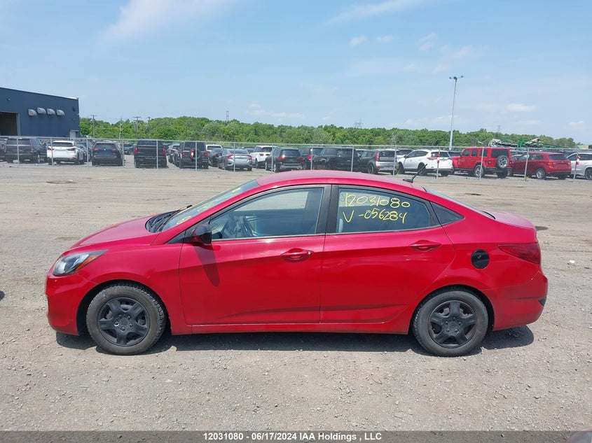 2012 Hyundai Accent VIN: KMHCT4AE1CU056284 Lot: 12031080