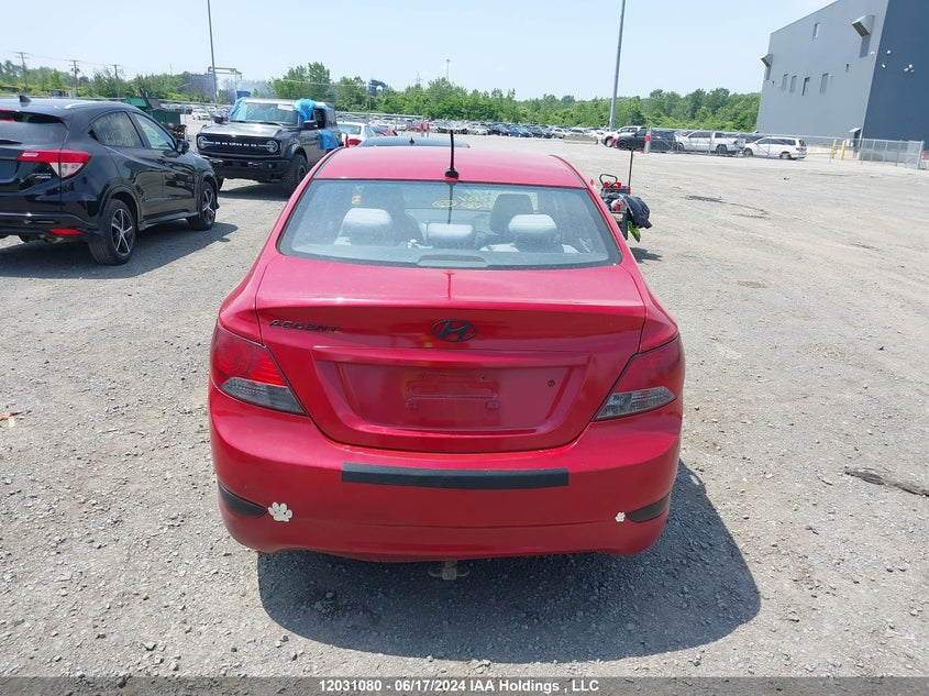 2012 Hyundai Accent VIN: KMHCT4AE1CU056284 Lot: 12031080