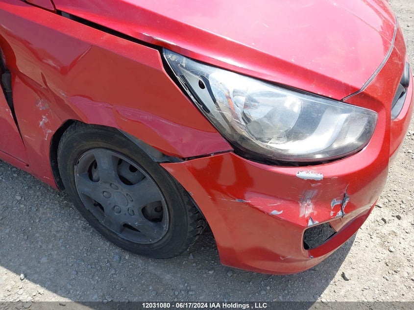 2012 Hyundai Accent VIN: KMHCT4AE1CU056284 Lot: 12031080