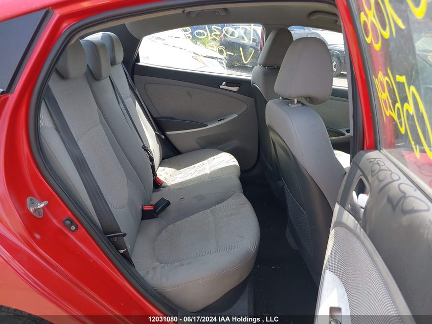 2012 Hyundai Accent VIN: KMHCT4AE1CU056284 Lot: 12031080