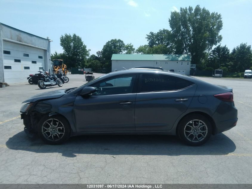 2019 Hyundai Elantra VIN: KMHD74LF8KU881493 Lot: 12031097