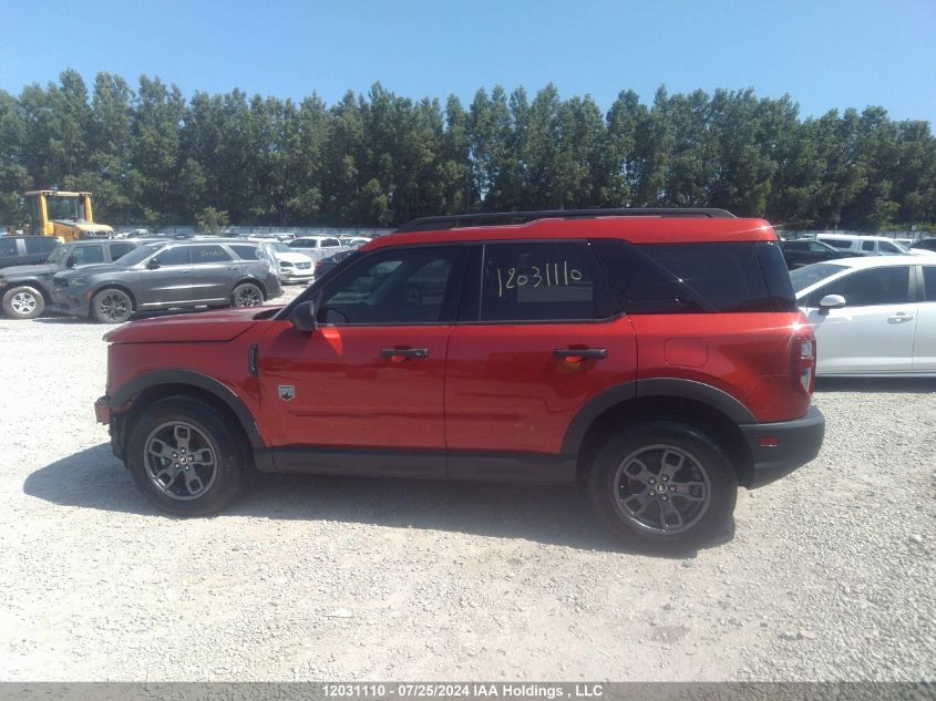 2022 Ford Bronco Sport Big Bend VIN: 3FMCR9B66NRD63642 Lot: 12031110