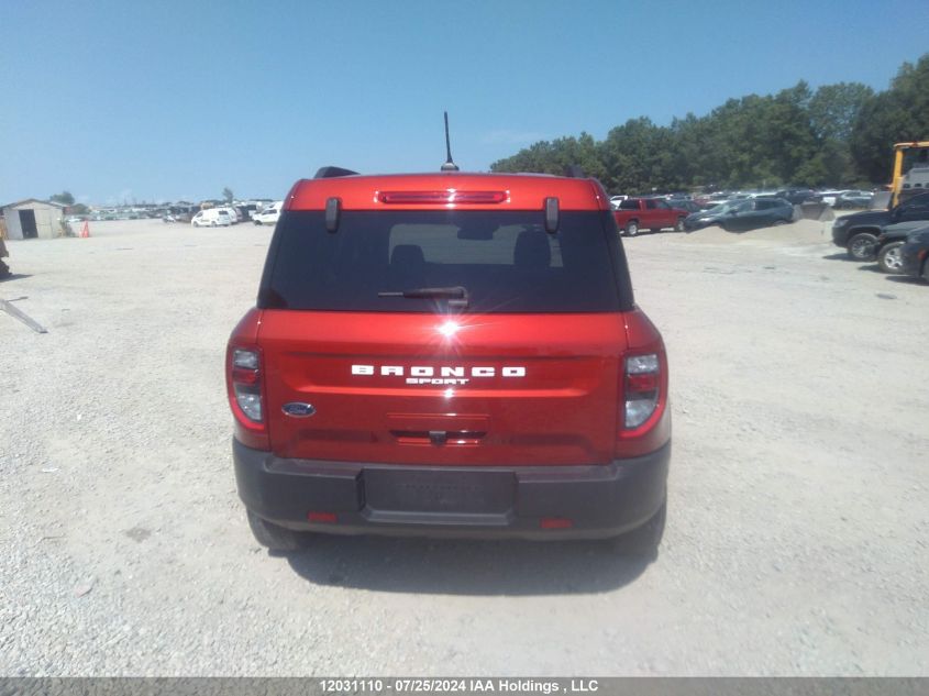 2022 Ford Bronco Sport Big Bend VIN: 3FMCR9B66NRD63642 Lot: 12031110