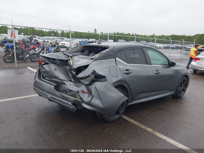 2021 Nissan Sentra VIN: 3N1AB8DV5MY233115 Lot: 12031125