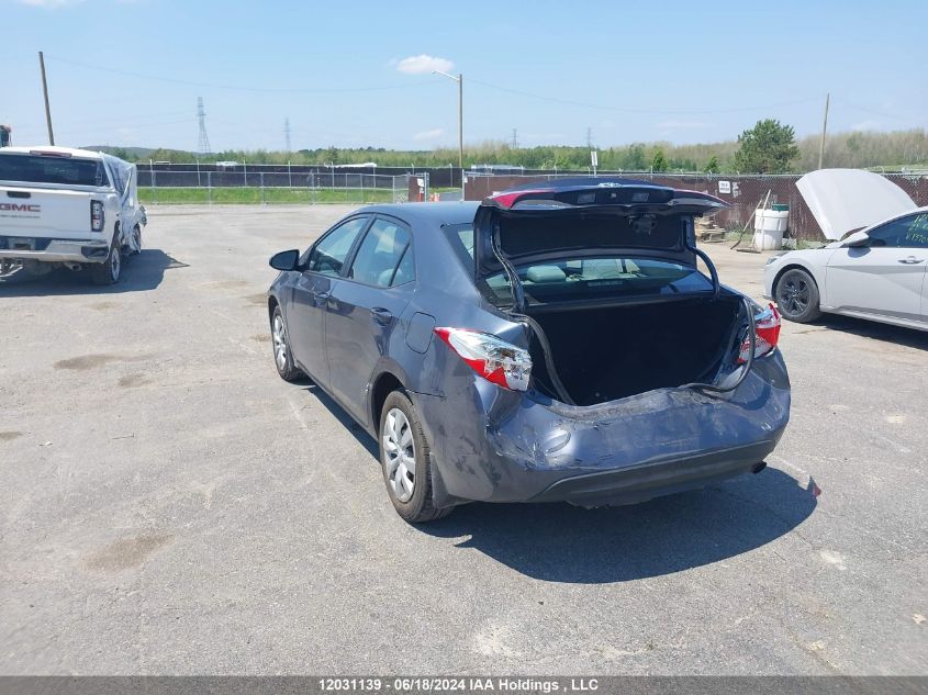 2015 Toyota Corolla L/Le/Le Pls/Prm/S/S Pls VIN: 2T1BURHE5FC395146 Lot: 12031139