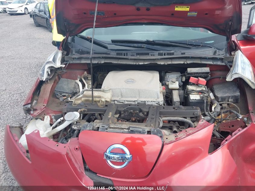 2014 Nissan Leaf S/Sv/Sl VIN: 1N4AZ0CP8EC335554 Lot: 12031145